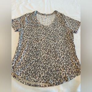 Z Supply Cheetah Short Sleeve T-Shirt Size XL